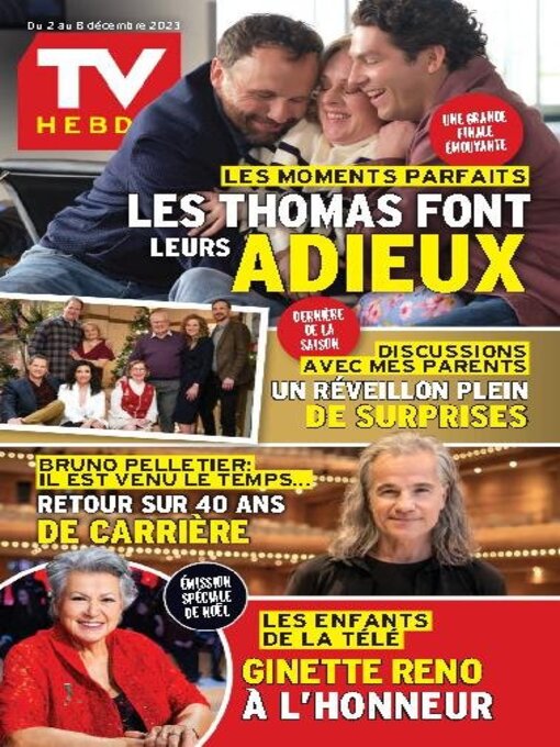 Title details for TV Hebdo by TVA Publications Inc. - Available